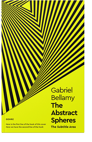 Pre Made Book Cover Yellow