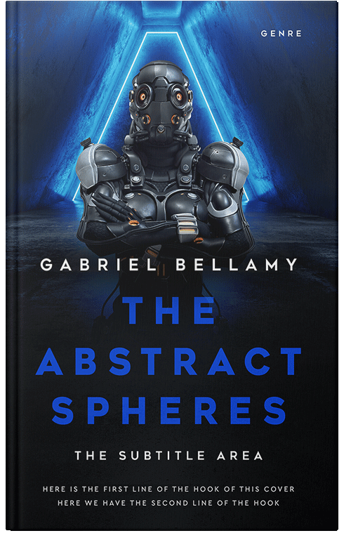 Front view of Premade Science Fiction Book Cover - Ebony