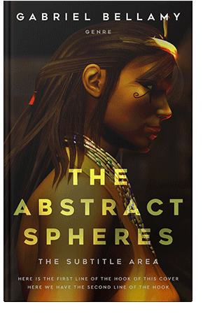 Pre Made Book Cover Graphite