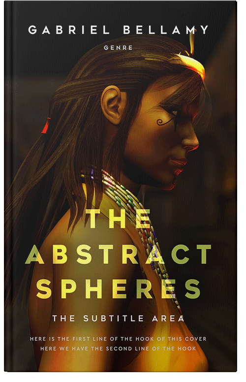 Front view of Graphite #26088 - Premade Fantasy Book Cover