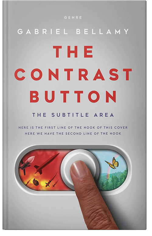 Front view of Pale Slate #26097 - Premade Politics & Law & Society Book Cover