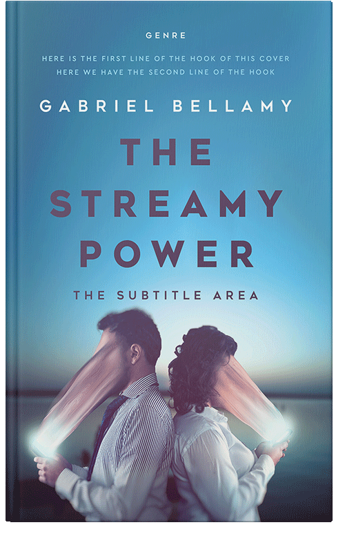 Front view of Hippie Blue #26104 - Premade Health & Mind & Body Book Cover