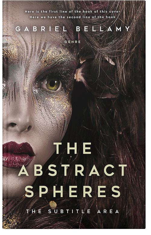 Front view of Premade Fantasy Book Cover - Bison Hide