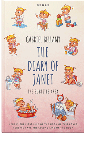 Pre Made Book Cover Linen