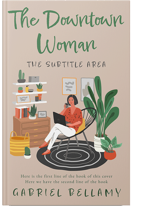 Front view of Wafer #26142 - Premade Business Book Cover | BookCoverZone