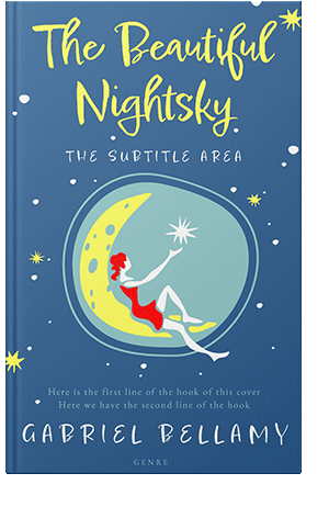 Pre Made Book Cover Azure