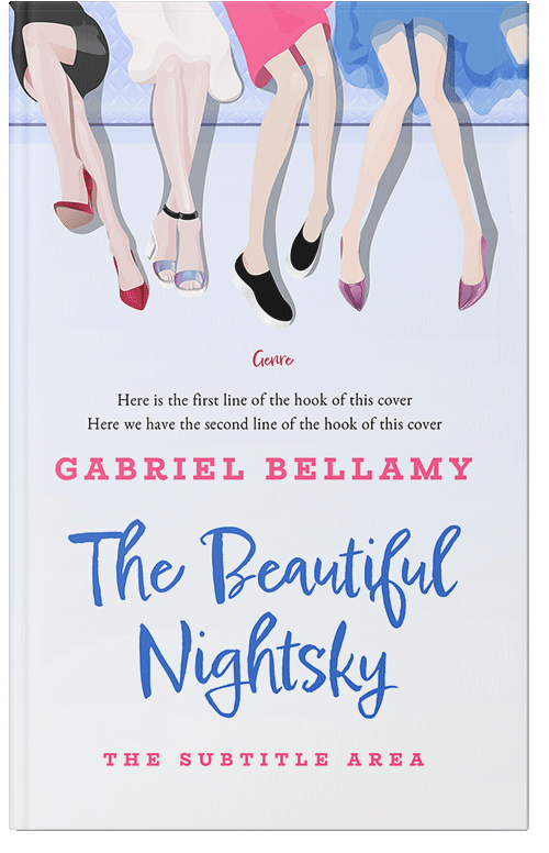 Front view of Premade Chick Lit Book Cover - Athens Gray