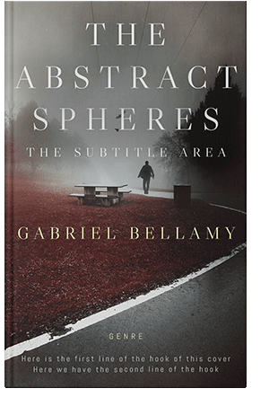 Pre Made Book Cover Taupe