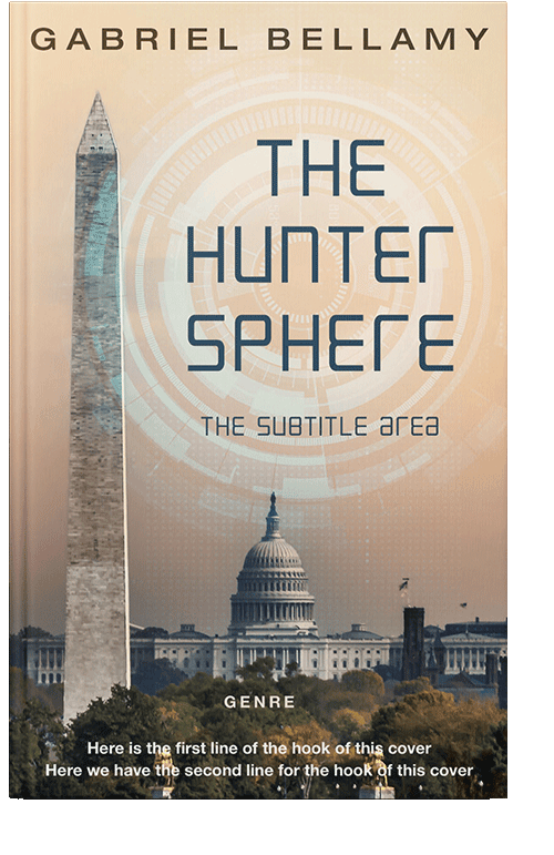 Front view of Bone #26171 - Premade Mystery & Thriller & Suspense Book Cover