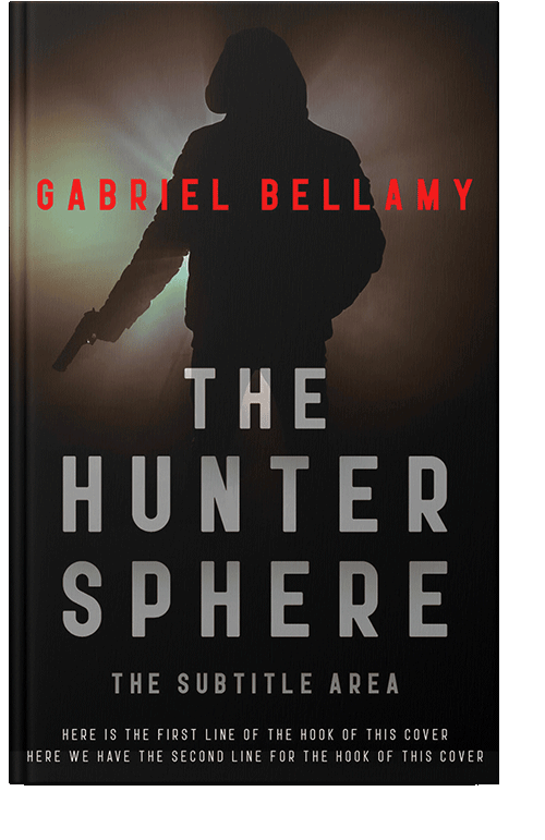 Front view of Black #26178 - Premade Mystery & Thriller & Suspense Book Cover