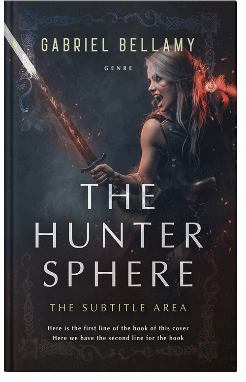 Front view of Shark #26184 - Premade Historical Book Cover