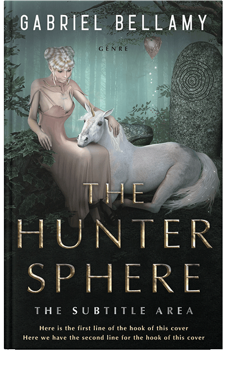 Front view of Heavy Metal #26191 - Premade Fantasy Book Cover