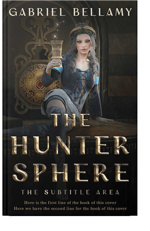 Front view of Zeus #26199 - Premade Fantasy Book Cover