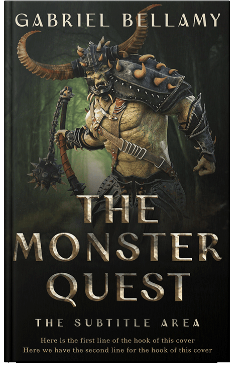 Front view of Rangoon Green #26203 - Premade Fantasy Book Cover