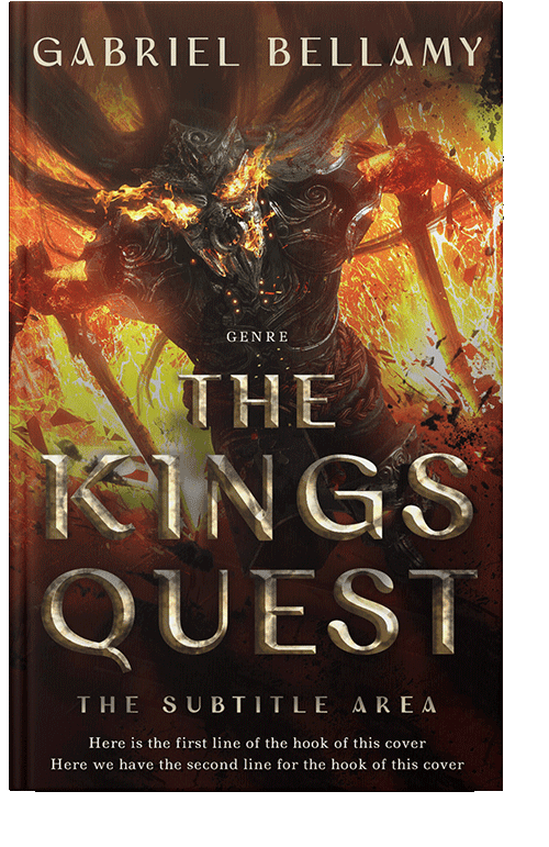 Front view of Tussock #26210 - Premade Fantasy Book Cover