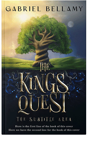 Pre Made Book Cover Brandy