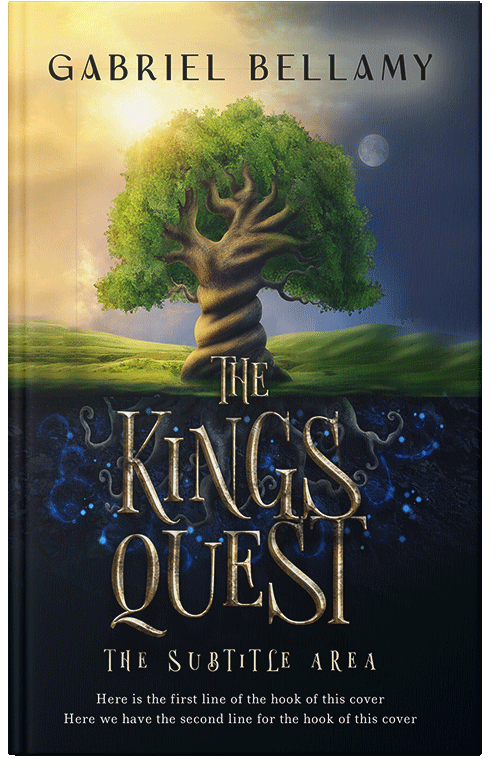 Front view of Premade Children's Book Cover - Brandy