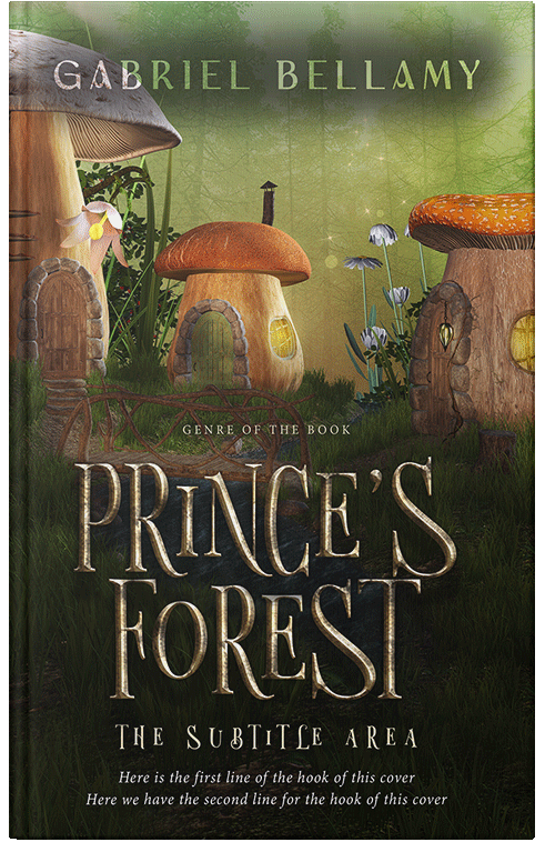 Front view of Premade Fantasy Book Cover - Zeus