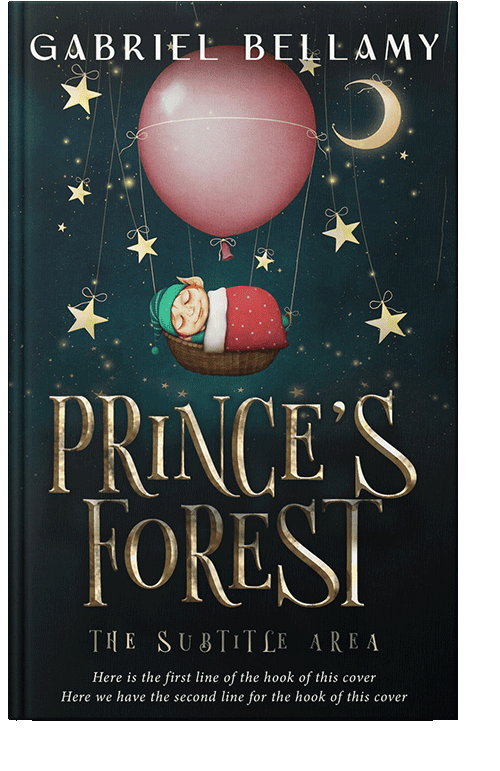 Front view of Oriental Pink #26216 - Premade Fantasy Book Cover