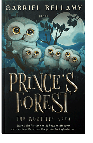 Pre Made Book Cover Powder Ash