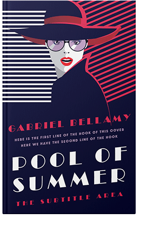 Pre Made Book Cover Black Rock