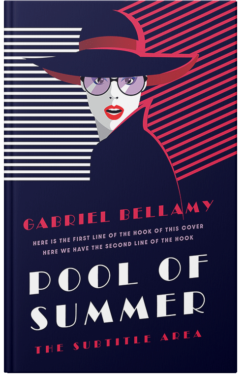 Front view of Black Rock #26236 - Premade Chick Lit Book Cover