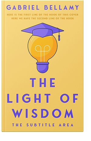 Pre Made Book Cover Marigold Yellow