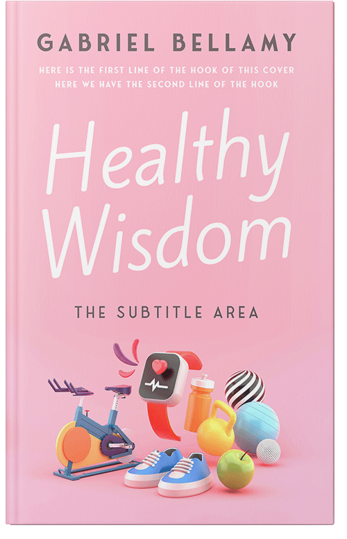 Front view of Premade Health & Dieting & Fitness Book Cover - Chantilly