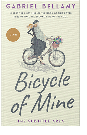 Pre Made Book Cover Ecru White