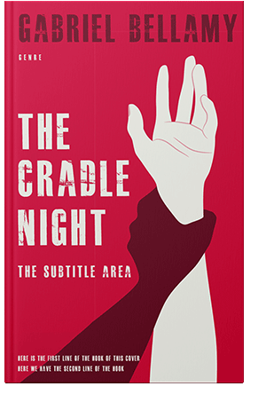 Pre Made Book Cover Green White