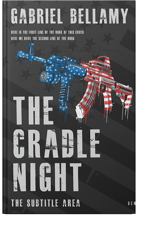 Front view of Shark #26270 - Premade Action & Adventure Book Cover | BookCoverZone