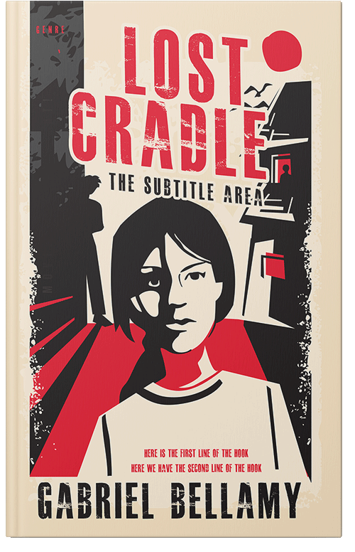 Front view of Premade Mystery & Thriller & Suspense Book Cover - Albescent White