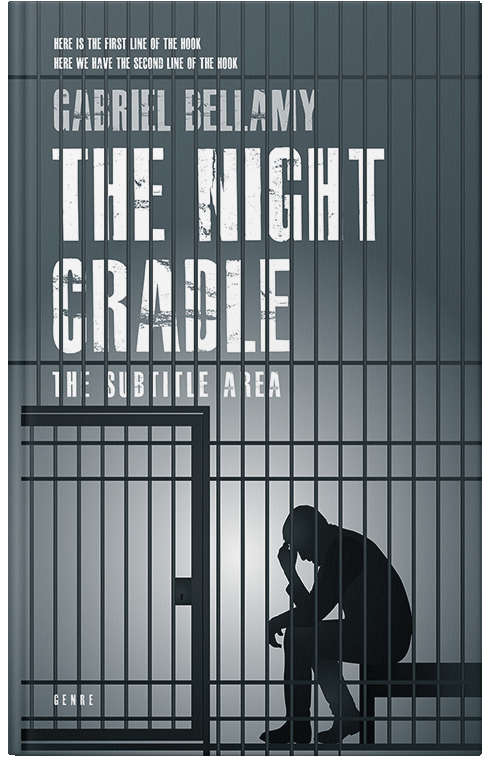 Front view of Premade Mystery & Thriller & Suspense Book Cover - Outer Space