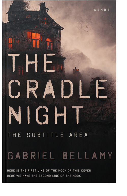 Front view of Eunry #26294 - Premade Horror Book Cover