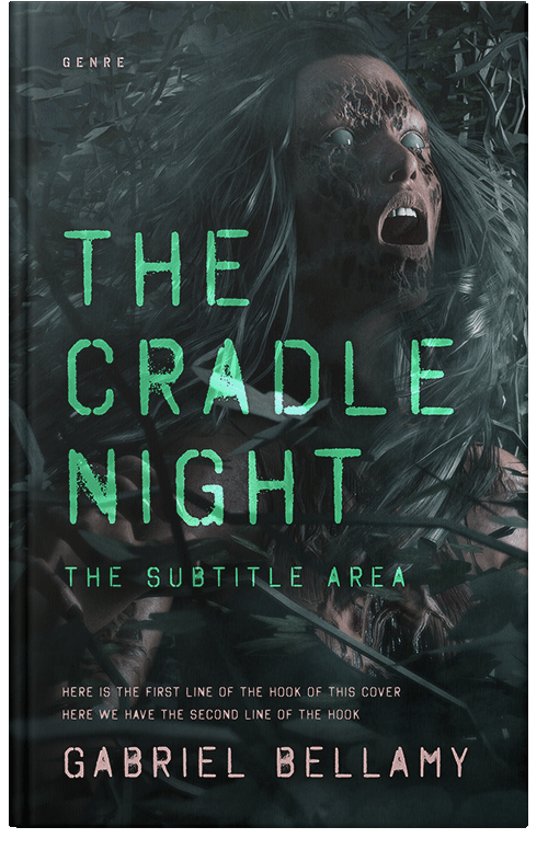 Front view of Bunker #26303 - Premade Horror Book Cover