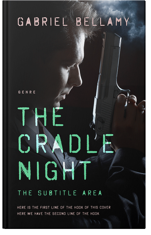 Front view of Cod Gray #26306 - Premade Mystery & Thriller & Suspense Book Cover