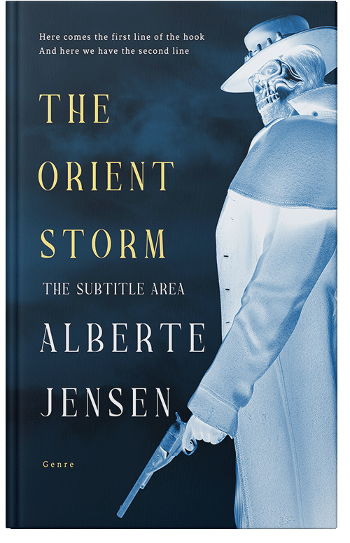 Front view of Black Pearl #26333 - Premade Horror Book Cover