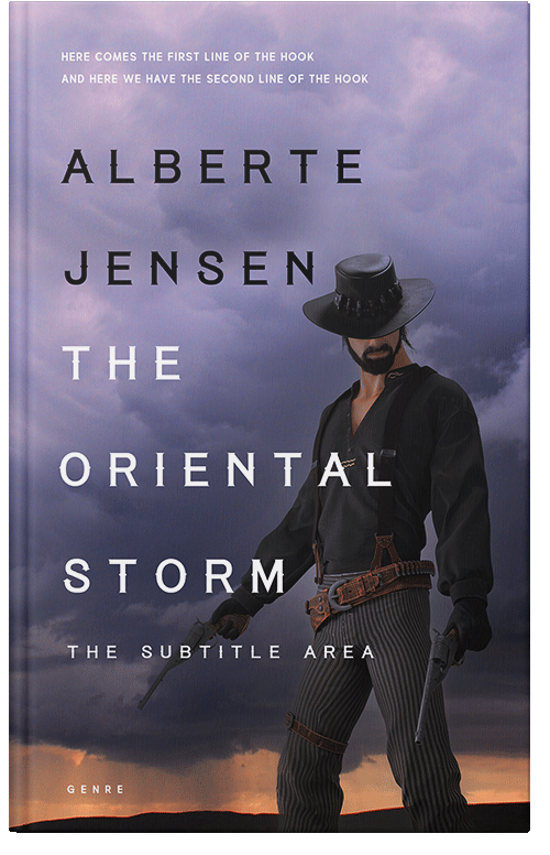 Front view of Ship Gray #26334 - Premade Action & Adventure Book Cover