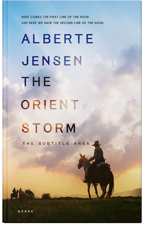 Front view of Premade Western Book Cover - Westar