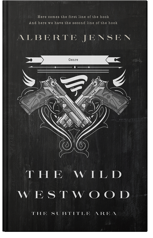 Front view of Cod Gray #26341 - Premade Horror Book Cover