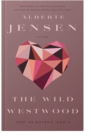 Pre Made Book Cover Copper Rose