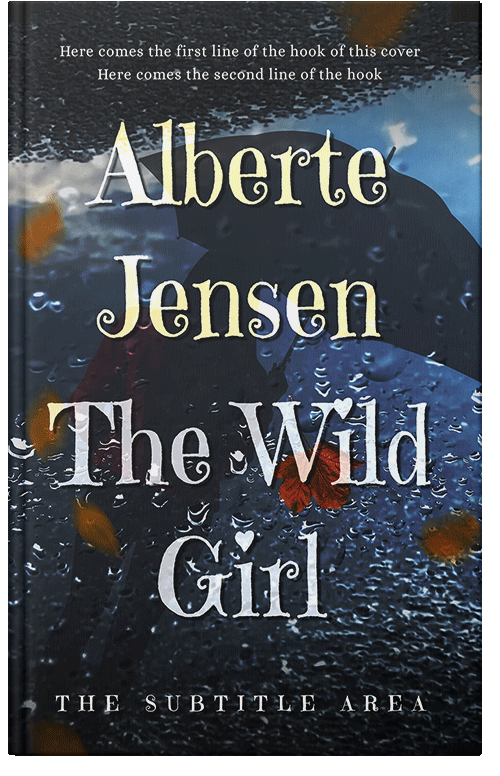 Front view of Ebony Clay #26358 - Premade Romance Book Cover