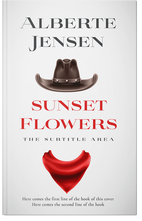 Front view of Desert Storm #26374 - Premade Action & Adventure Book Cover