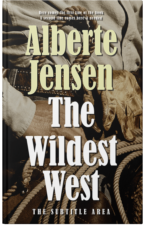 Front view of Eternity #26376 - Premade Action & Adventure Book Cover