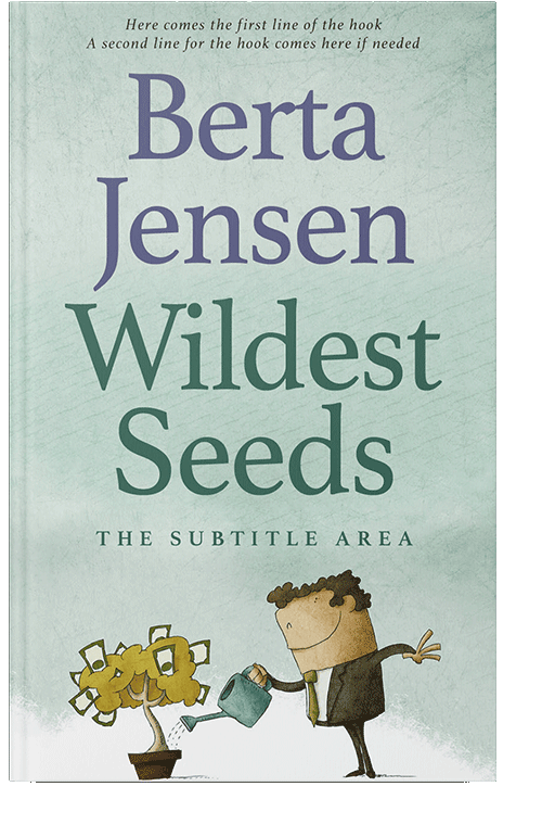 Front view of Paris White #26389 - Premade Business Book Cover