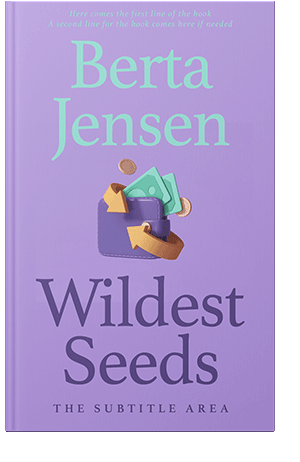 Pre Made Book Cover Light Wisteria