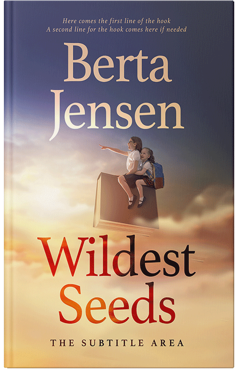 Front view of Martinique #26394 - Premade Education Book Cover