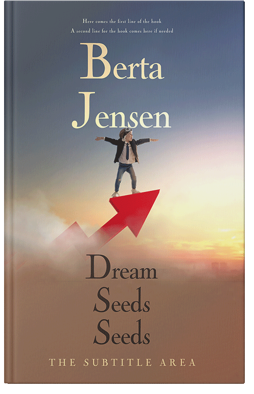 Front view of Premade Education Book Cover - Almond Frost