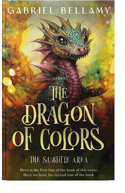 Front view of Woodrush #26397 - Premade Fantasy Book Cover