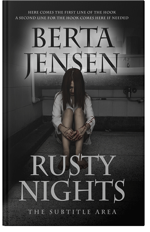 Front view of Premade Apocalyptica Book Cover - Cod Gray